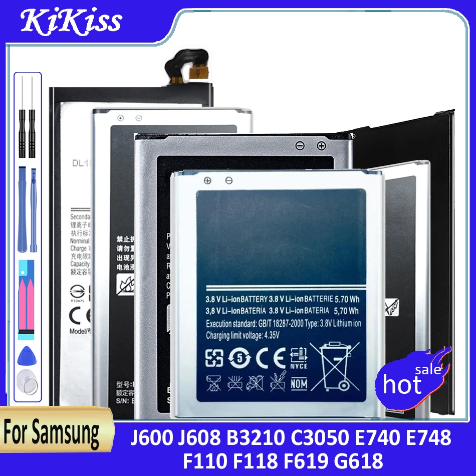 Аккумулятор для Samsung J600 J608 B3210 C3050 E740 E748 F110 F118 F619 G618 EB-BG530CBE EB-BJ120CBE EB494358VU B100AE