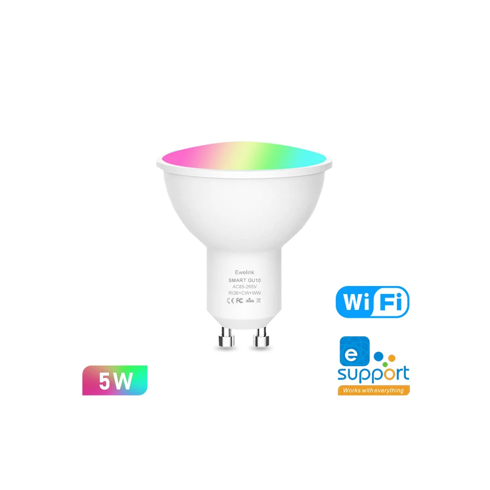 

Умная светодиодная лампа Coolo с регулируемой яркостью Zigbee и Wi-Fi E27 E14 GU10 RGBCW 2700-6500K в форме глобуса для декор...