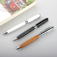 1pcslot metal papelaria rotating metal ballpoint pen ball bar oil commercial stationery