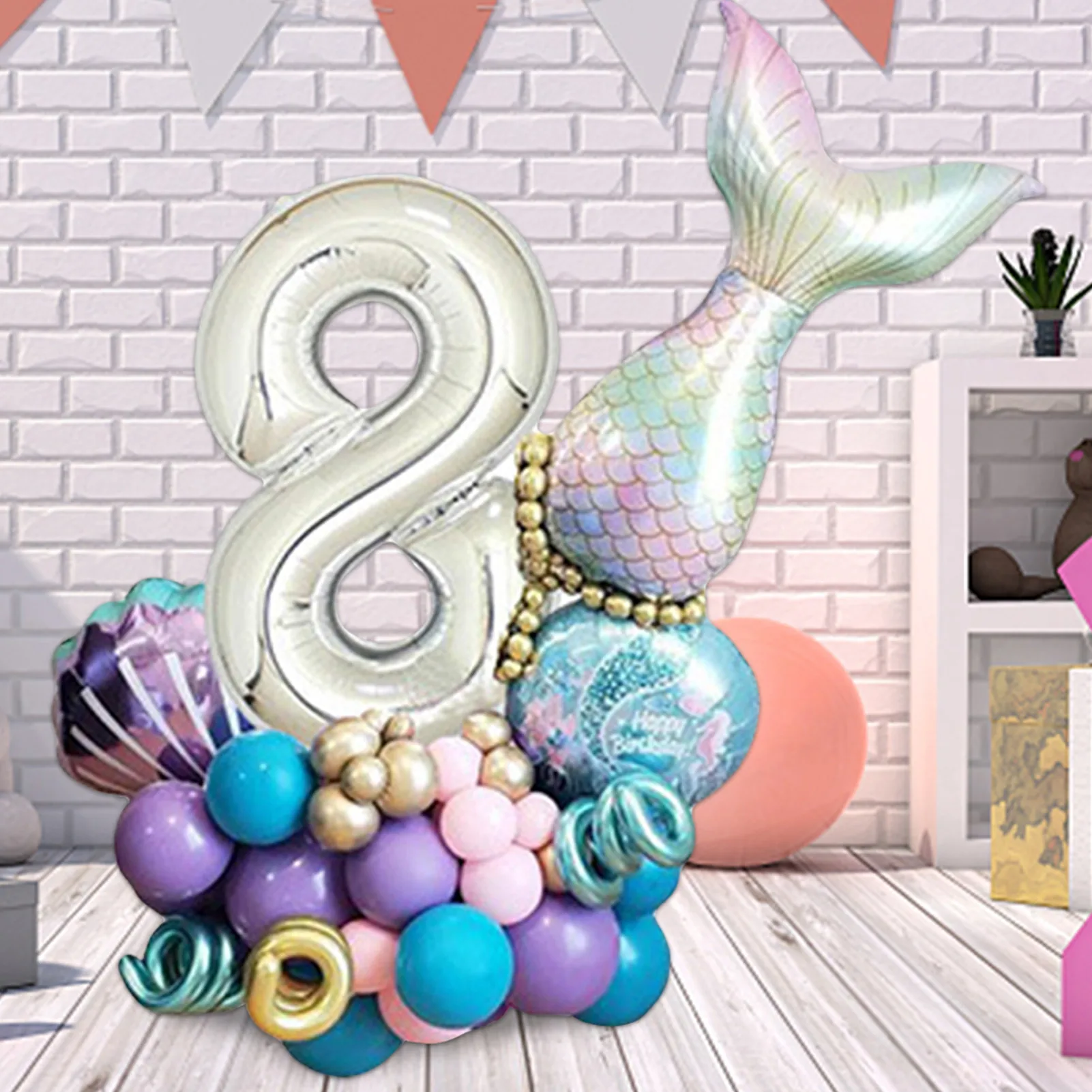 Шары воздушные многоразовые для дня рождения 55 шт. | Дом и сад