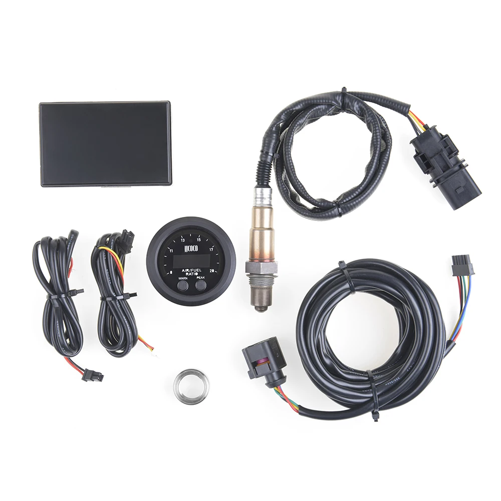 

Универсальный датчик соотношения воздуха и топлива 52 мм, ультратонкий круглый светодиодный цифровой дисплей серии S с широкополосным датчиком кислорода O2, 12 В