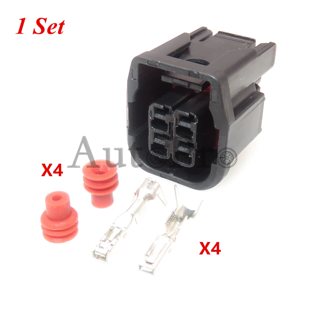 

1 комплект 4 отверстия 6181-3783 6189-7409 автомобильная светодиодная задняя фара, пластиковый корпус, стартовый провод, кабельная розетка для Honda