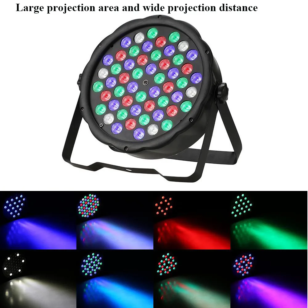 

54 Par Light Professional Disco Light DMX512 RGB LED Ktv Bar Party DJ Lamp Decorative Stage Light Effect Projector Par Lamp