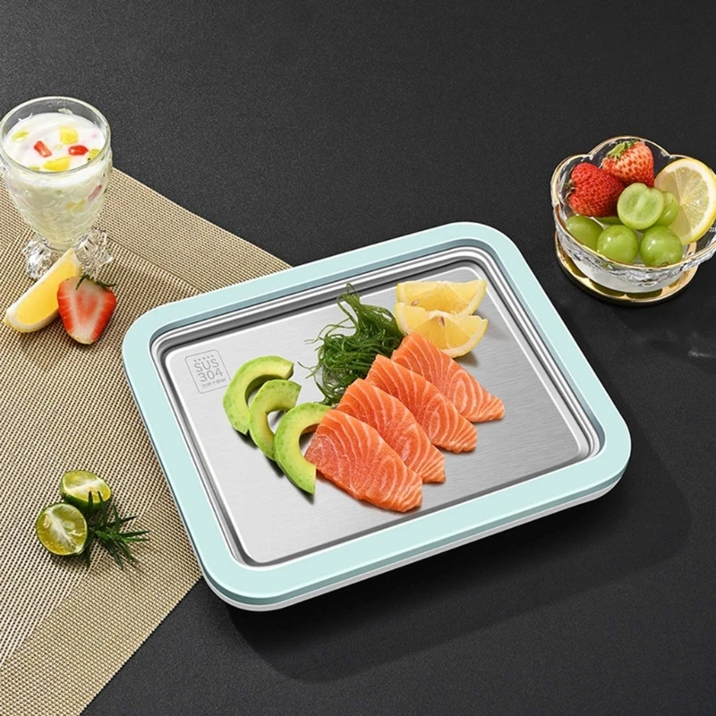 Машина для жарки фруктов и льда в домашних условиях Лоток жареного йогурта