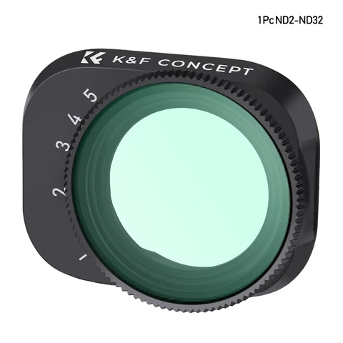K & F Concept фильтр для дрона для DJI Mini 3 Pro, регулируемая фотография/ND32-ND512, покрытие камеры, оптическое стекло, объектив DJI, аксессуары для дрона