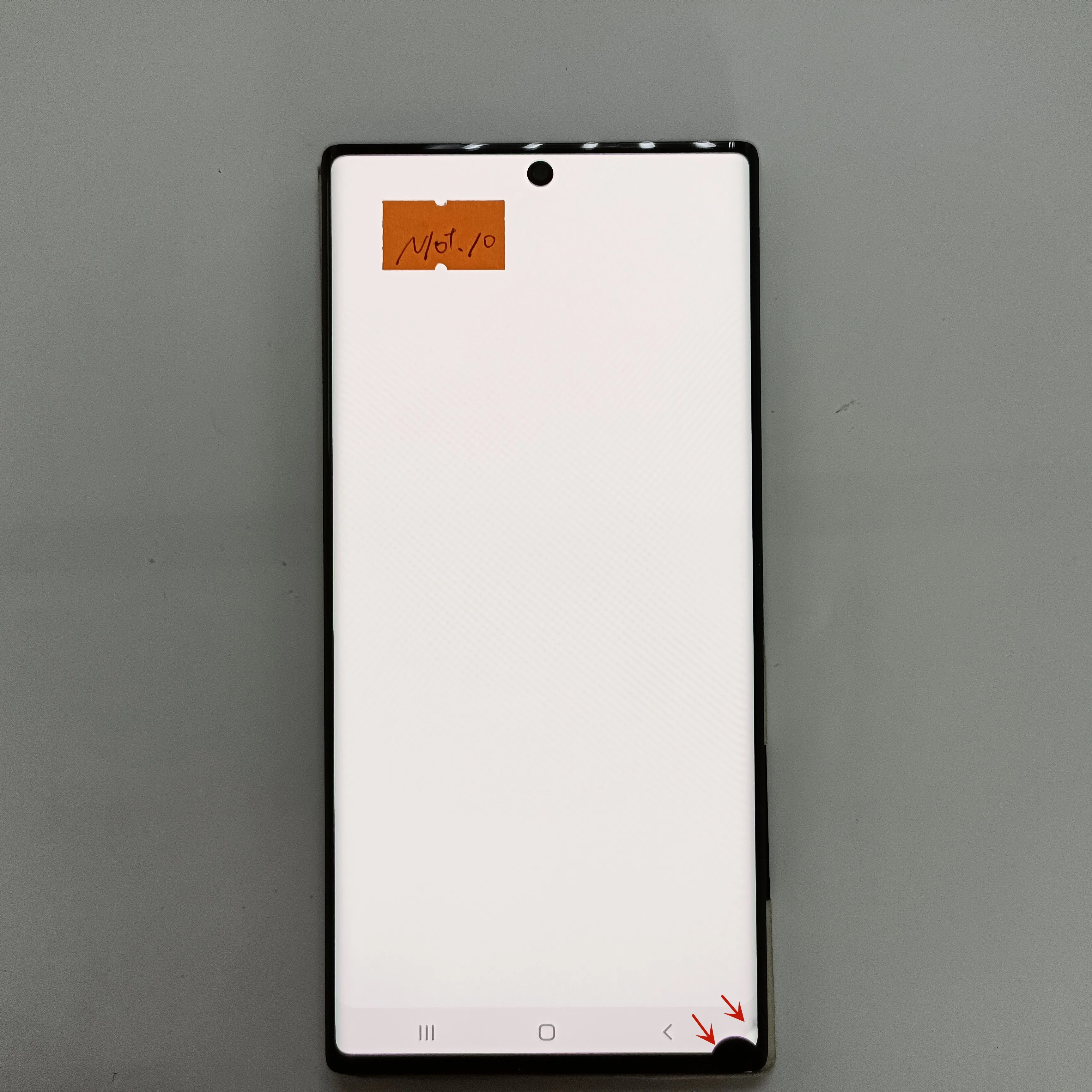 Original Screen For Samsung Galaxy Note 10 Plus Display With Frame 6.8