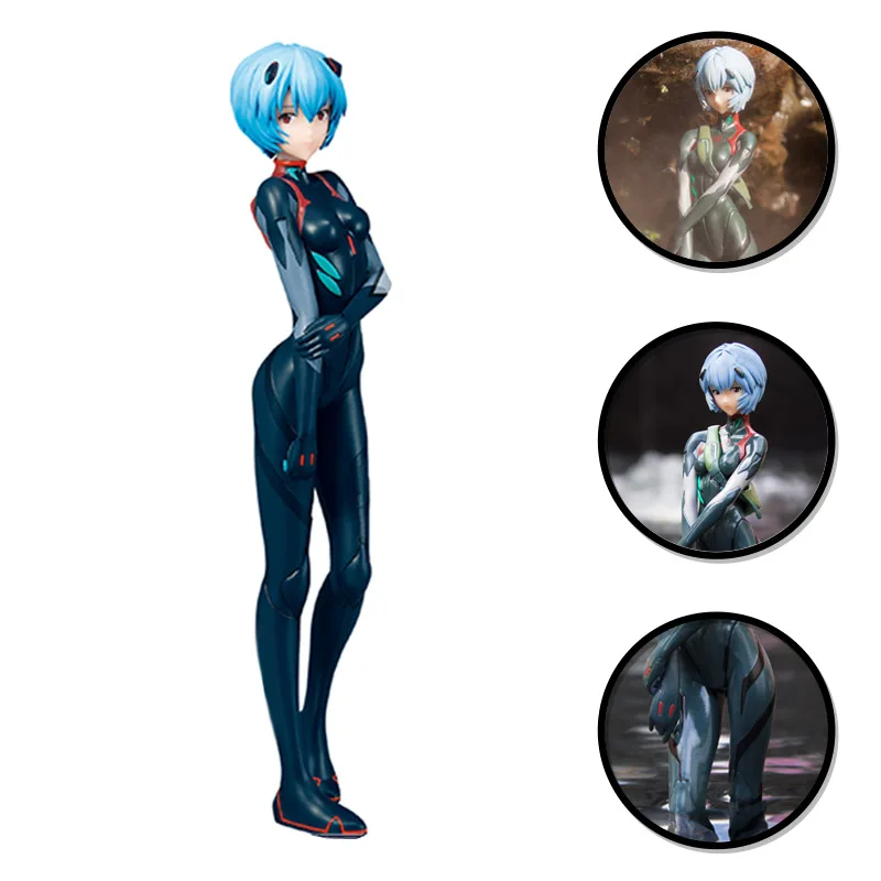 

Genuine Anime EVA Asuka Langley Soryu Figure Ayanami Rei Toy Model Movable Gift Desktop Dolls Decoration Ornaments PVC Material