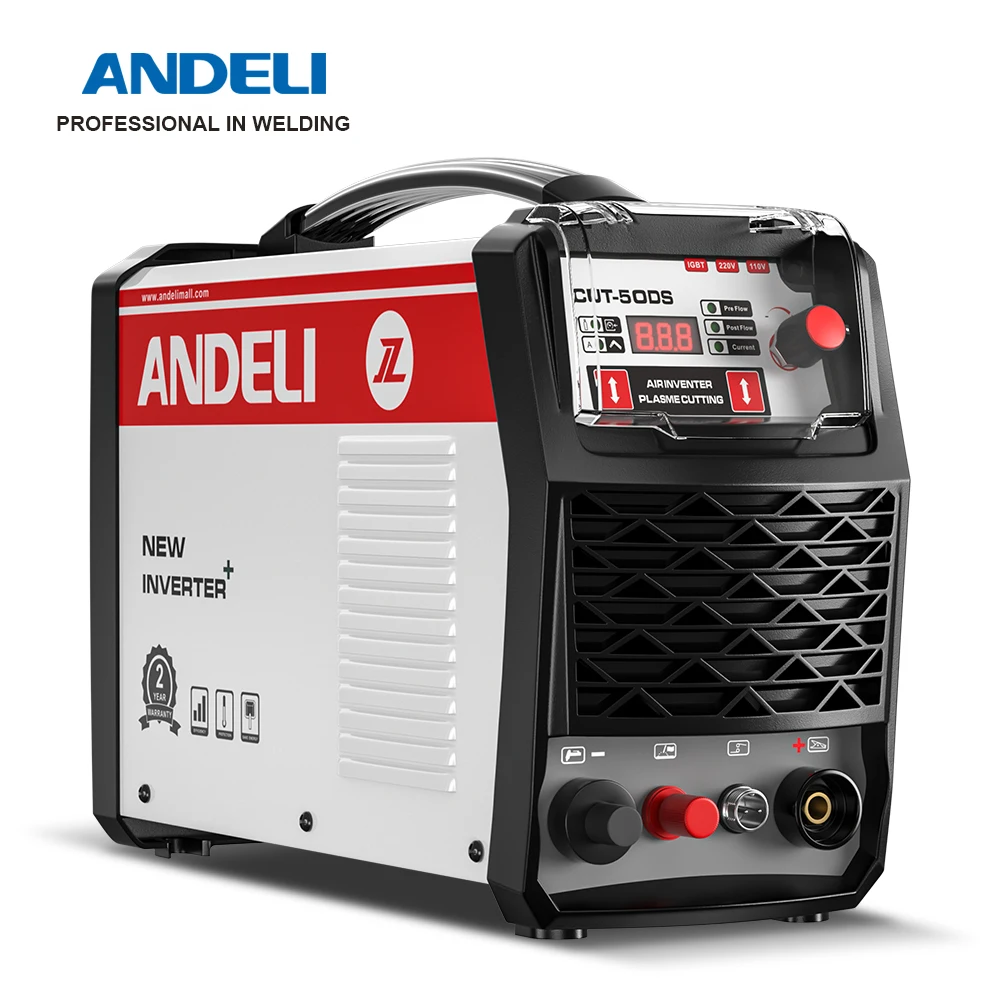 ANDELI Plasma Cutting Machine CUT-50D/CUT-50DS 110/220V 40A HF Pilot Arc Non-contact Cutting Plasma Cutter