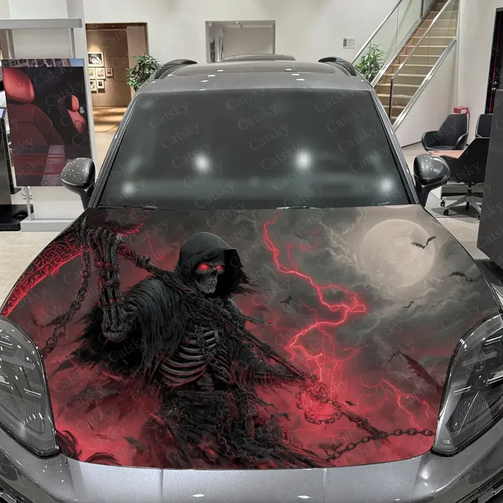 Виниловая пленка для автомобиля Nether Envoy Under Blood Moon, водонепроницаемая наклейка на капот автомобиля из ПВХ, самоклеящиеся устойчивые к царапинам наклейки (art.: 3920dc65688ff) - 3920dc65688ff