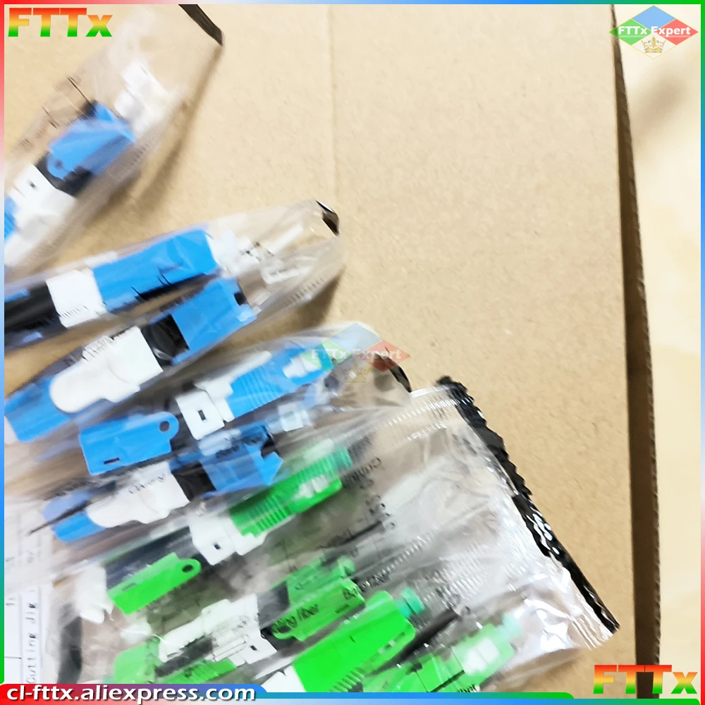 100% Original UNIKIT FTTH ESC250D SC APC and SC UPC Single-Mode Fiber Optic Quick Connector FTTH SM Optic Fast Connector