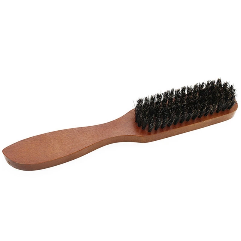 

Portable Beard Brush With Wooden Handle Men's Facial Beard Comb Multifunctional Shaving Comb Shaving Cleaning Tool