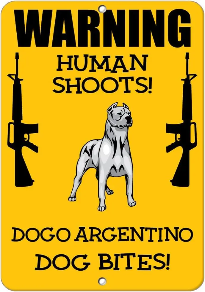 Dogo серебристо-собачьи человеческие съемки забавная Новинка металлический знак