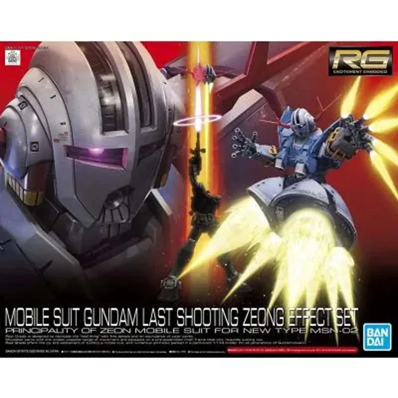 Фото Конструктор Bandai Gunpla PB Limited Edition RG 1/144 MSN-02 Zeong с эффектом выстрела, сборная модель, игрушки, рождественские подарки №2