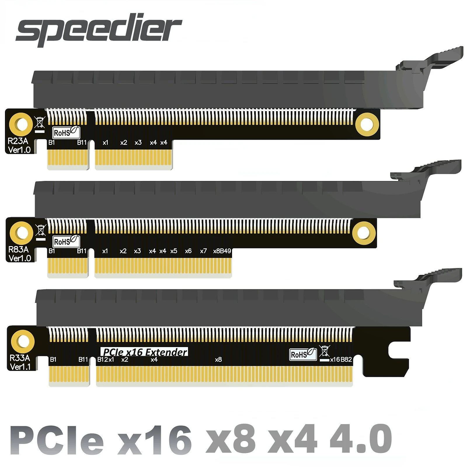 

PCI Express 4,0x16x8x4 адаптер повышенной высоты карты Gen4 PCI-E расширения слота графическая карта защита графического процессора Тестовая карта ввода-вывода