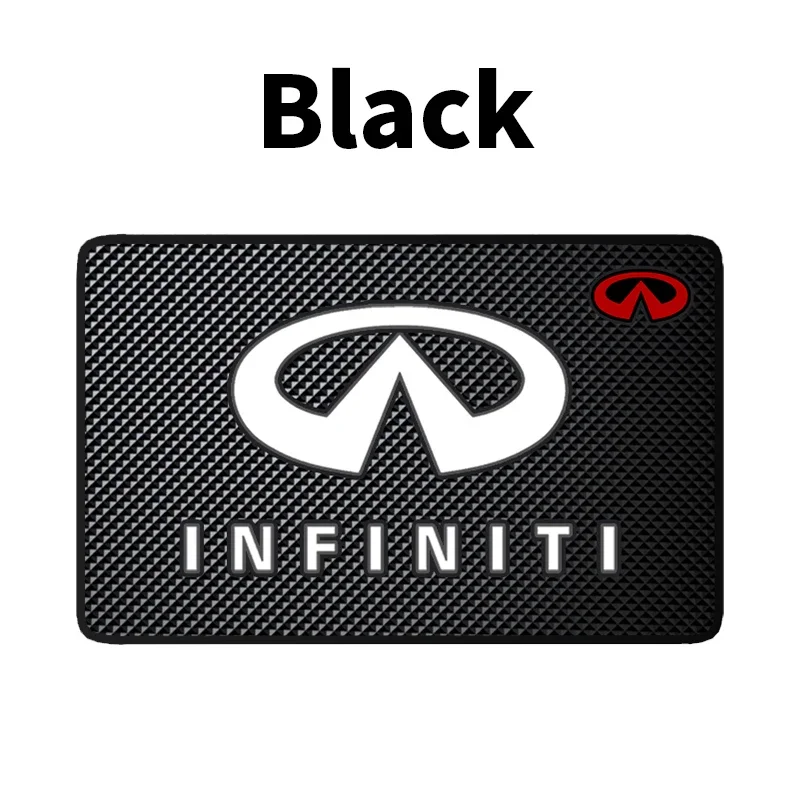 

Автомобильный нескользящий коврик из ПВХ для приборной панели телефона, противоскользящий коврик для Infiniti Q30 Q50 Q60 D35 G37 FX30 FX35 M37 ESQ JX35 QX50 QX60 QX70 QX80