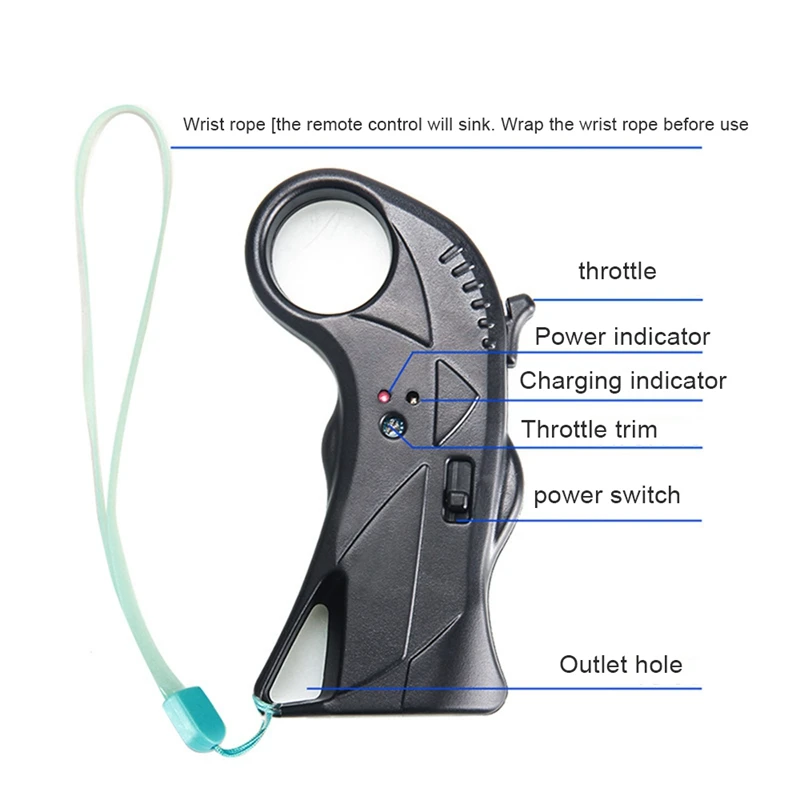 Мини-пульт дистанционного управления 2 4 ГГц Водонепроницаемая беспроводная