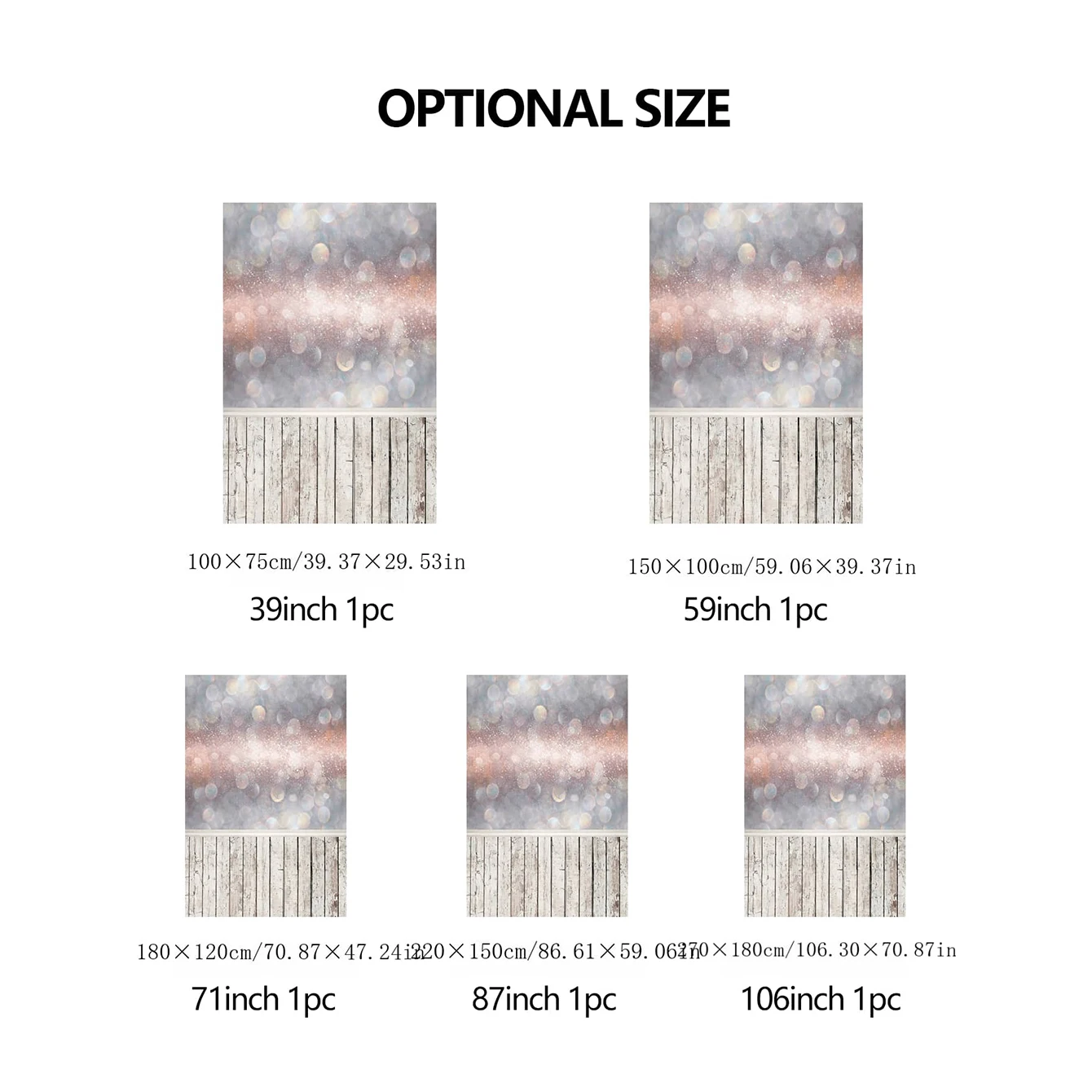 1 шт.-задний фон для фотосъемки с серебряной фотографией