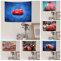 disney pixar cars wall tapestry home decoration hippie bohemian decoration divination wall hanging sheets