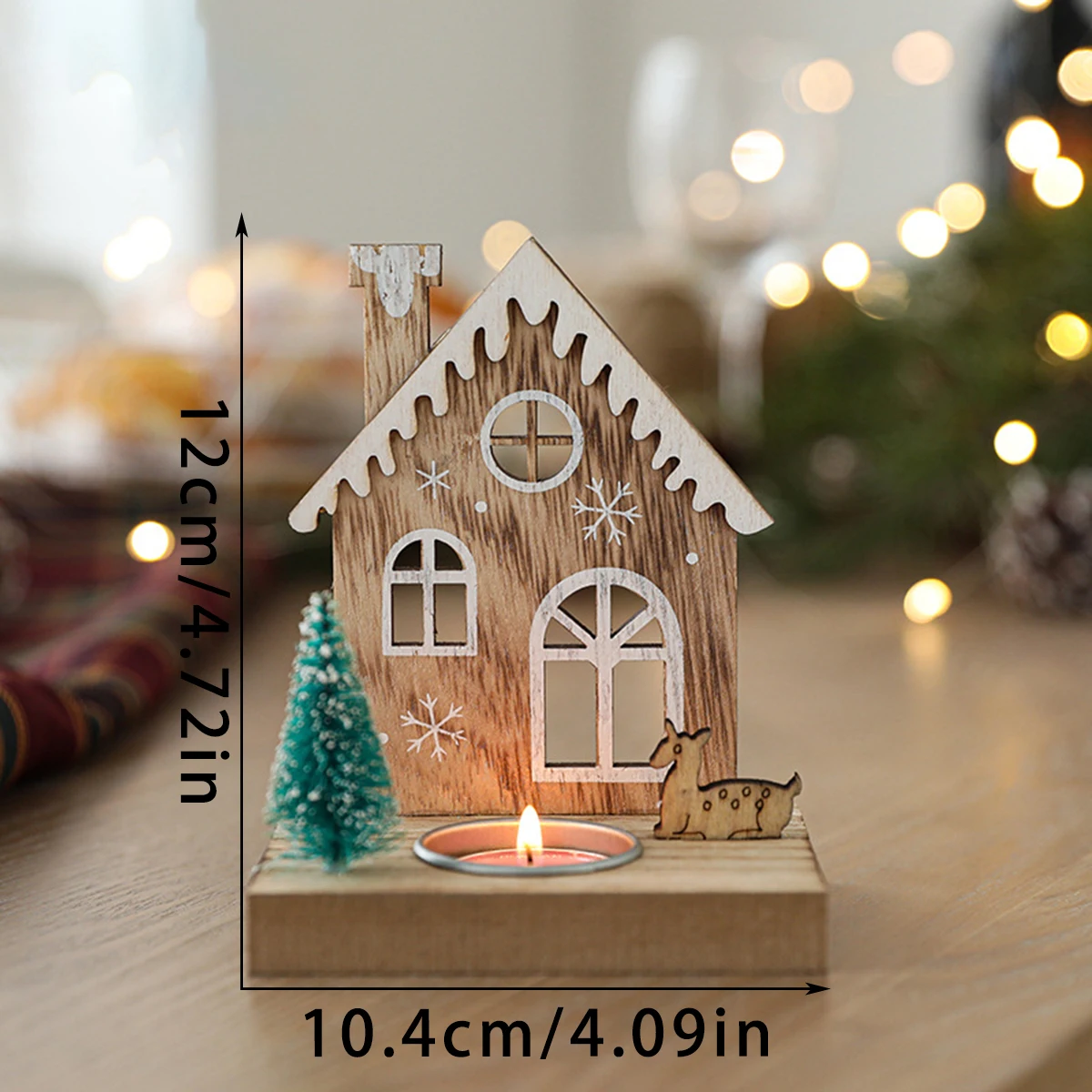 

Деревянный подсвечник для свечей