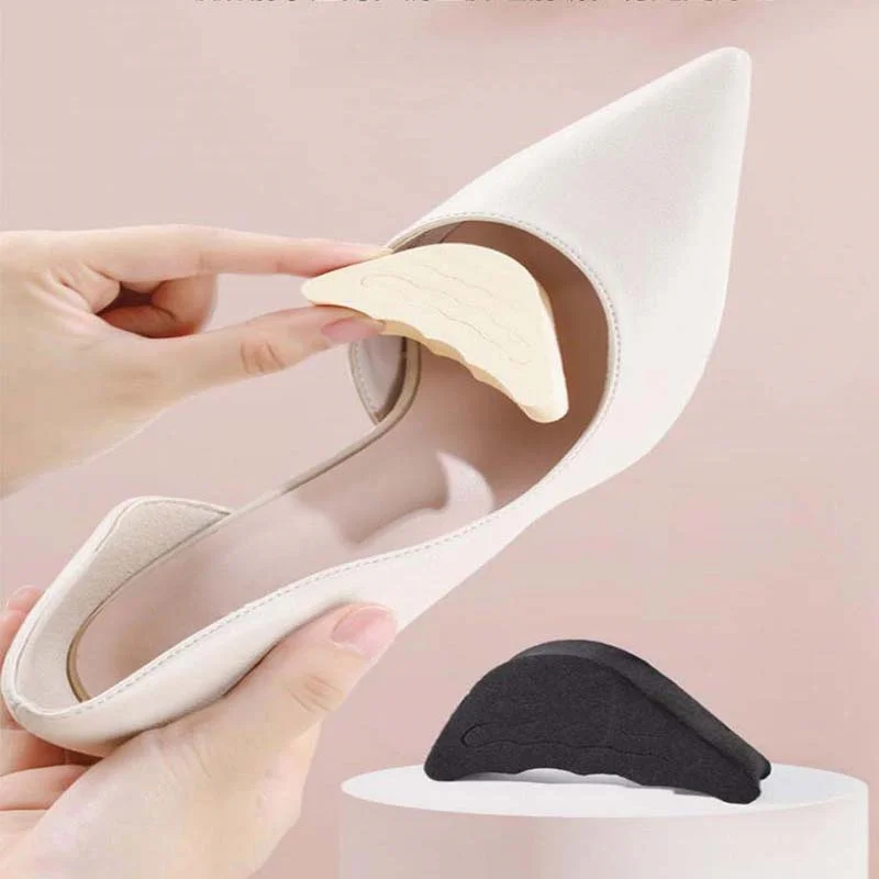 

Inner Shoe Pad for High Heel Insole Toe Plug Sponge Forefoot Insert Cushion Padding Foot Care Products Feet Pads Anti Slip Heels