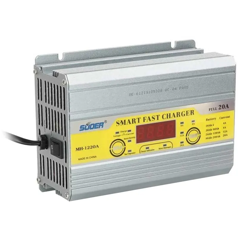 Умное зарядное устройство SUOER MH-1220A 12 вольт макс. 20 Ампер