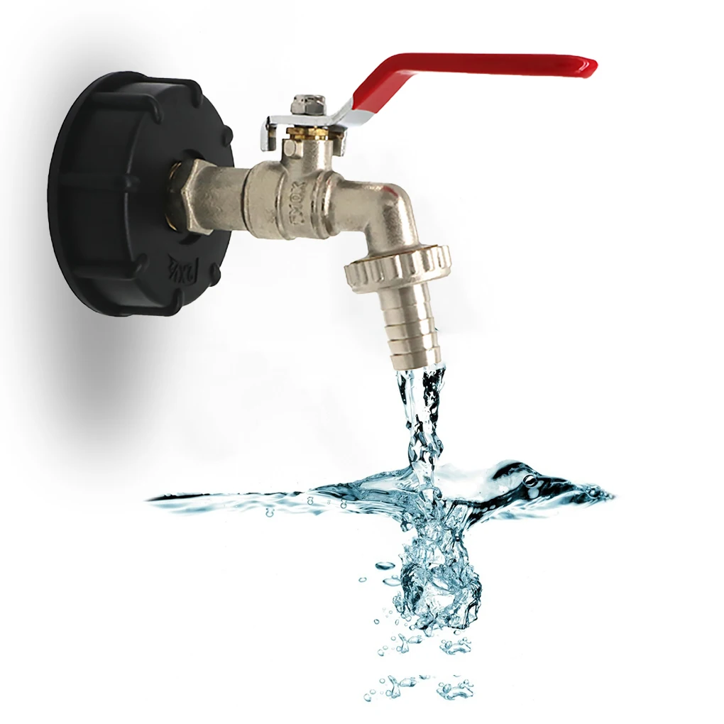 

60 мм Ibc БАК-адаптер Ton кран для бочонка адаптер резьбовой соединитель 1/4 "Ibc адаптер сменный клапан ФИТИНГИ ДЕТАЛИ садовые инструменты