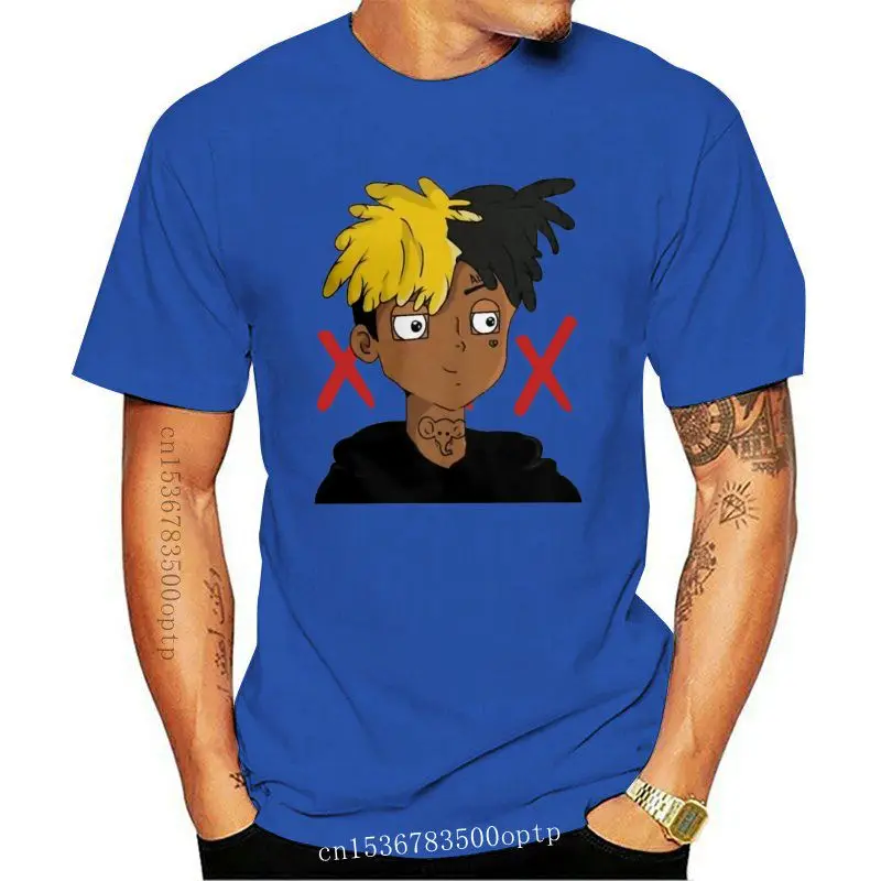 

Camiseta XXXTENTACION para hombre, ropa de rapero de Hip Hop, Jahseh, dayud, Onfroy Triple X, camiseta informal de algodón con g