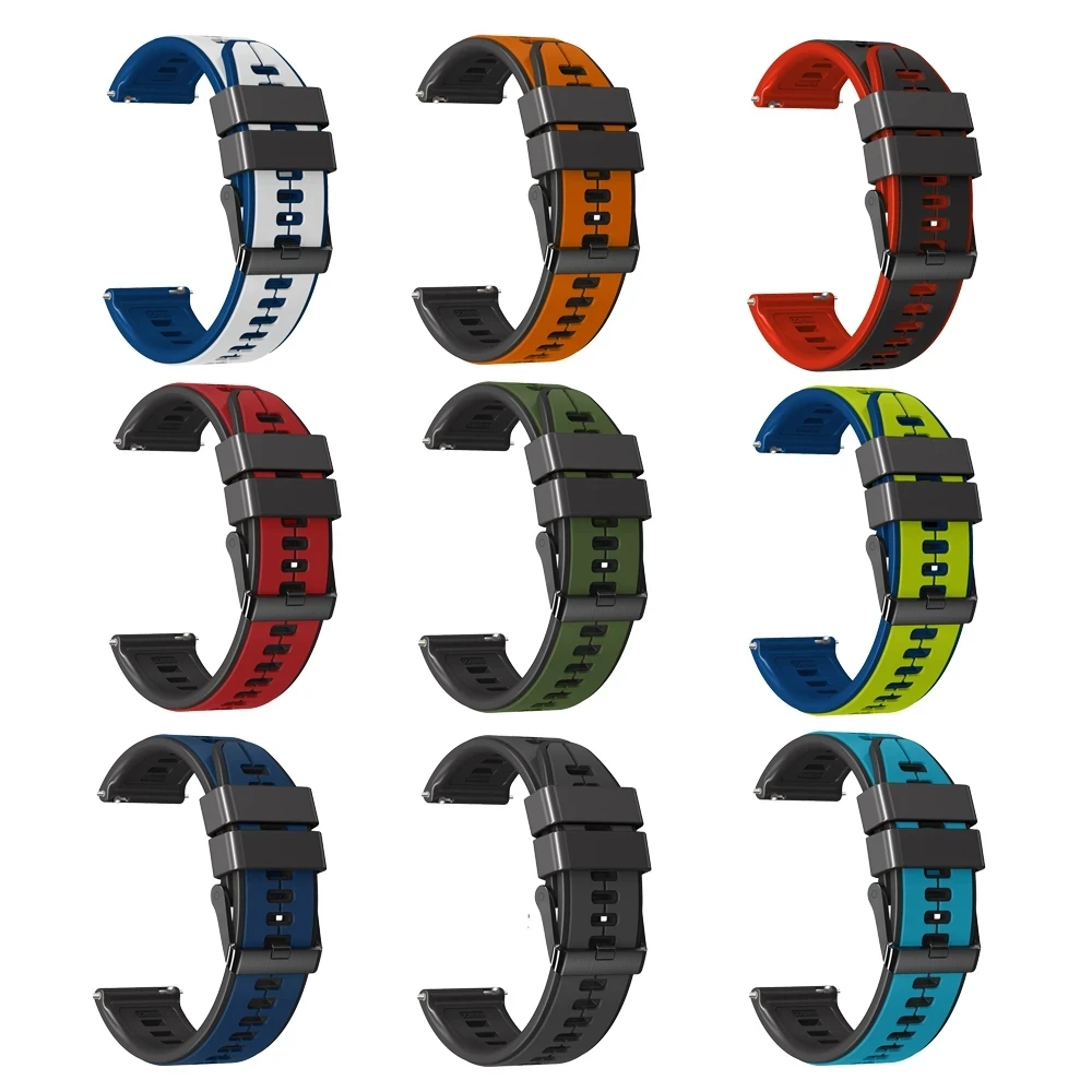 Фото Ремешок для Zeblaze Stratos 4 для Zeblaze Stratos 3 Pro/GTR 3 Pro/Btalk 2 Lite/Beyond 3 Pro/Vibe 7 Pro, браслет, силиконовый ремешок 22 мм №4