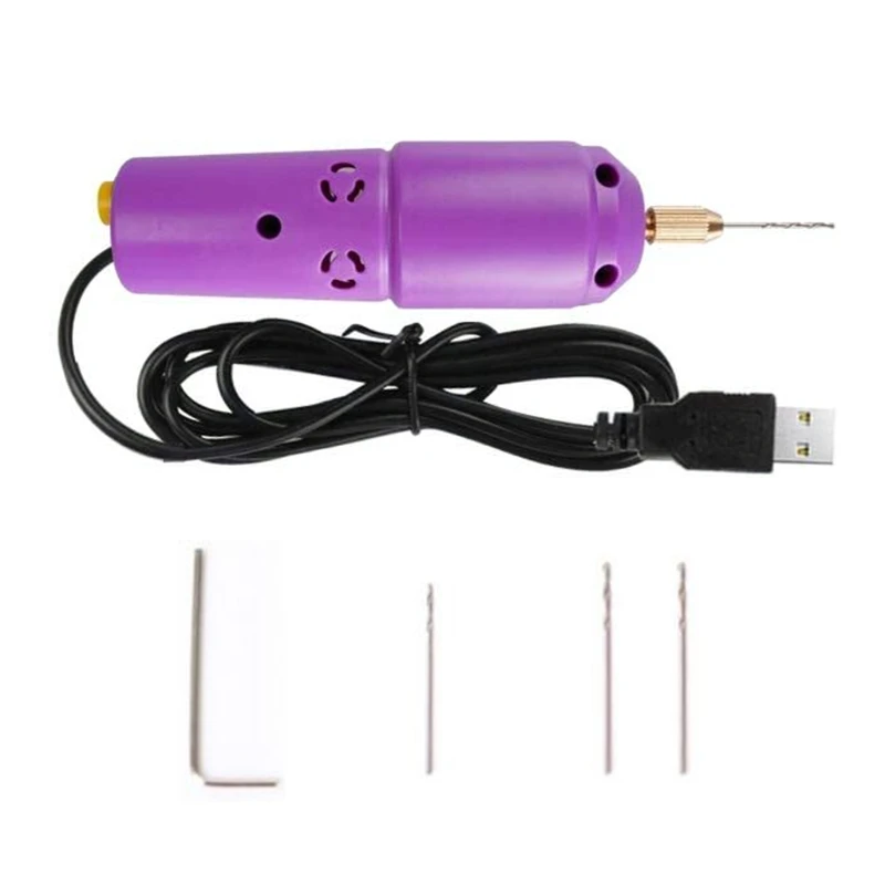 

Diy Mini Micro Small Electric Aluminum Hand Drill DC for Engine Too Fast
