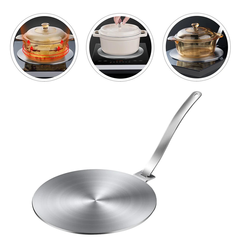 

Stainless Steel Heat Diffuser Induction Plate Adapter Gas Electric Cooker Plate