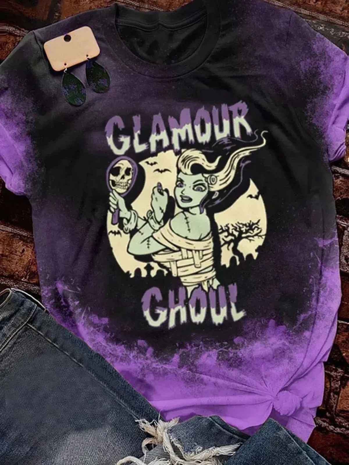 Рисунок 2 - Женская футболка с коротким рукавом и круглым вырезом