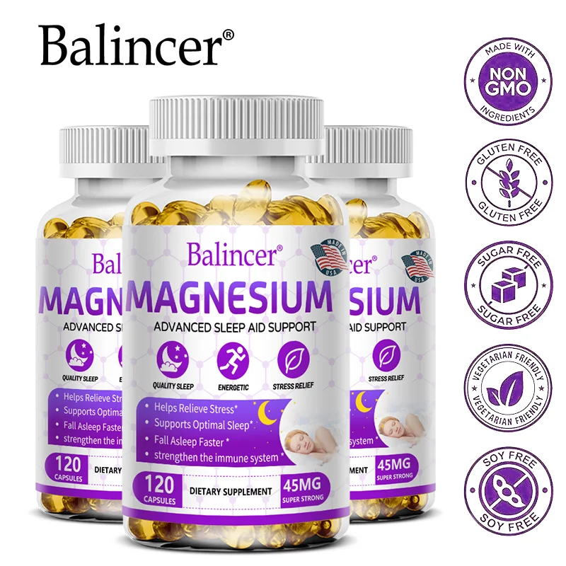 

Экстракт для сна Balincer-естественное засыпание, быстрое засыпание, более длинные капсулы для улучшения сна мелатонина