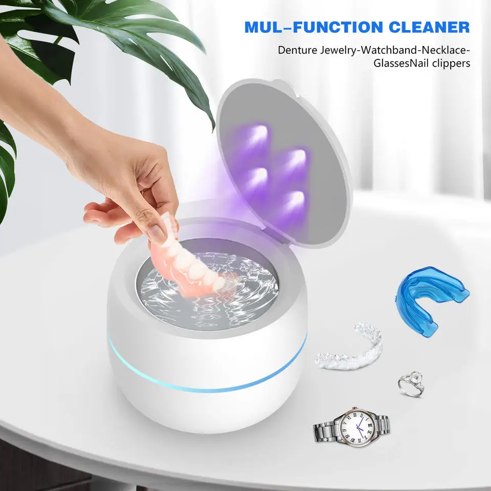 

High Frequency Ultrasonic Electric UV Cleaner Household Cleaning Machine Denture Dental Cleaner Jewelry Watch Digital Ultrasonic