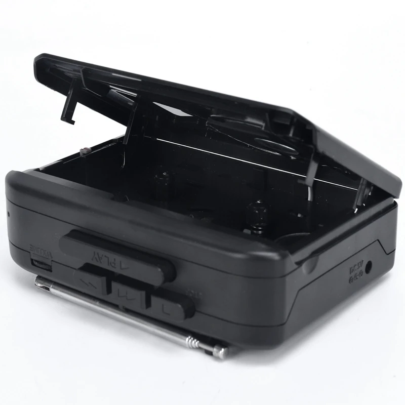 Портативный проигрыватель кассетной ленты Walkman встроенный динамик AM/FM-радио с 3 5