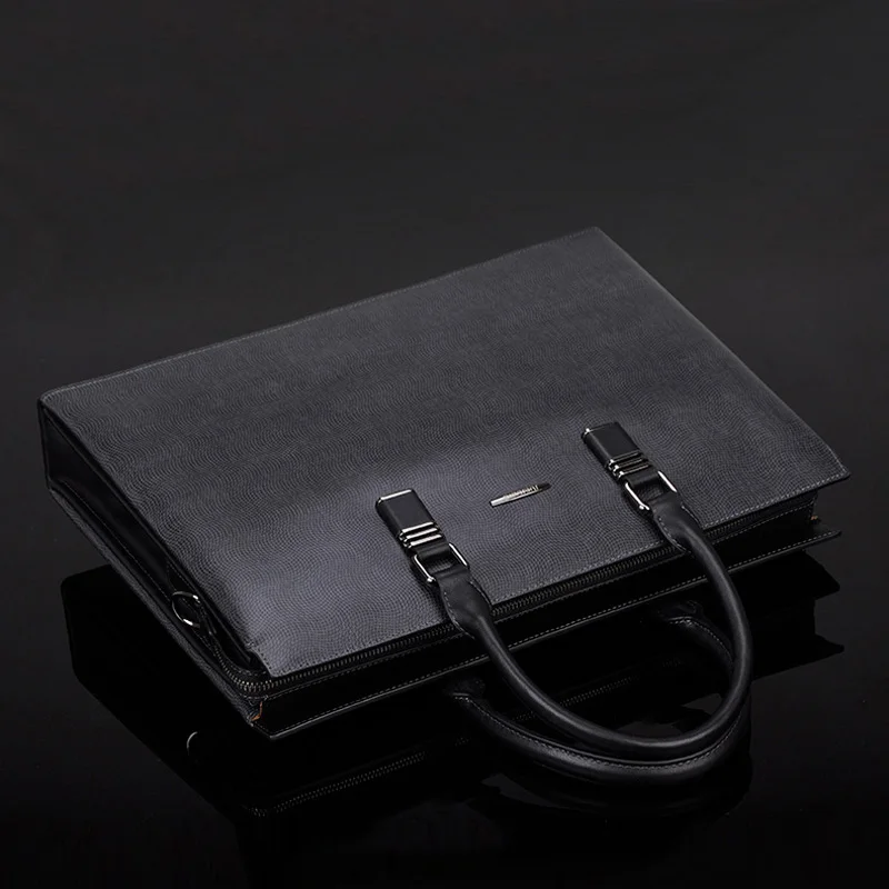 Brand Large Capacity Men's Bag Handbag Genuine Leather Portfolio Crossbody Briefcase Men's Briefcase Computer Bag Men's Cowhide