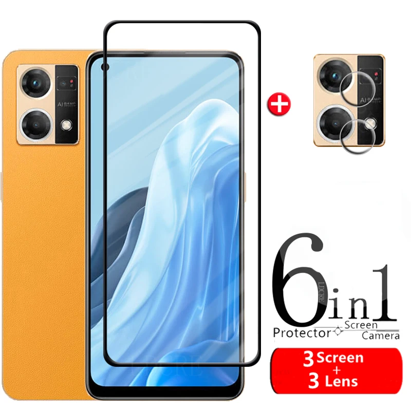 Vetro A Copertura Totale Per Oppo Reno 7 Vetro Per Oppo Reno 7 Vetro Temperato 9H Hd Protezione Dello Schermo Per Oppo Reno 7 Reno7 4G Vetro Dell'Obie