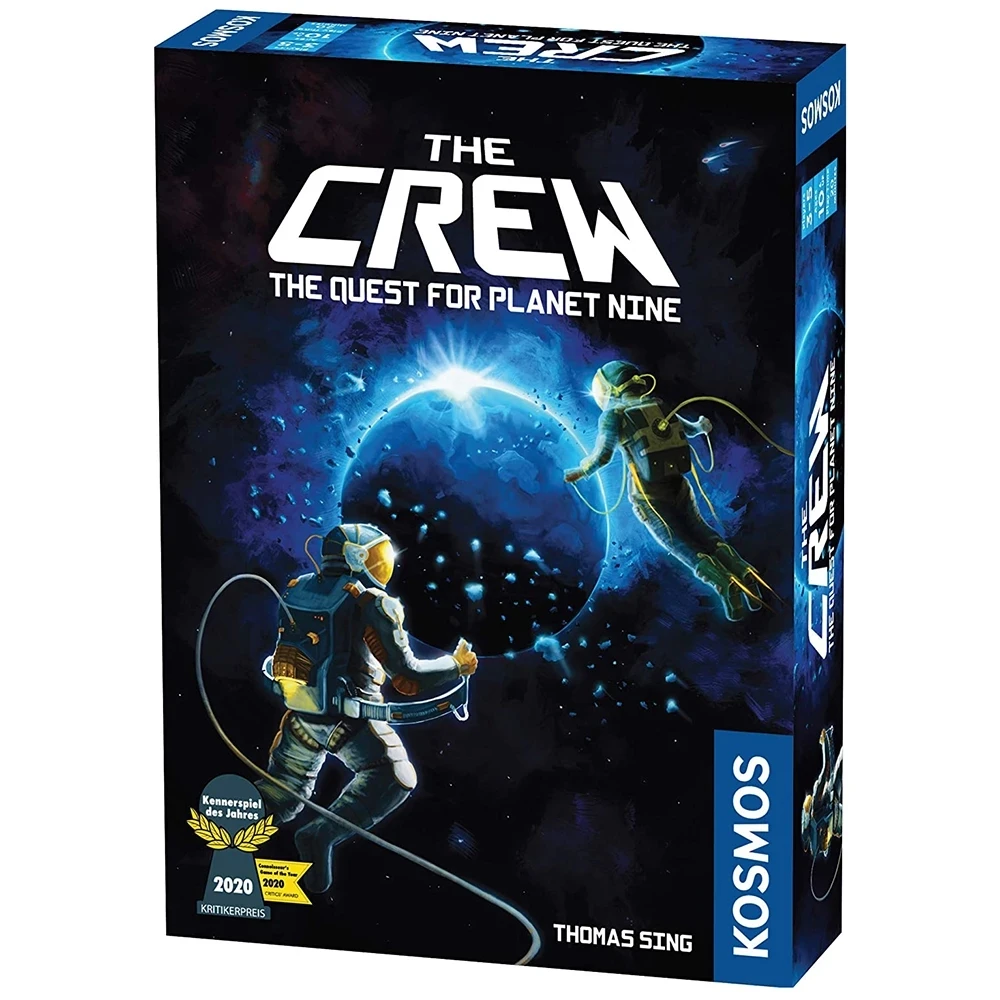 

2022 The Crew Quest for Planet Nine Cards Game Kennerspiel des Jahres Winner Cooperative Space Adventure Trick Taking Board Game