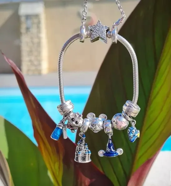 Pandora-Alice au pays des merveilles en argent 925 pour femme, théière de fête d'anniversaire, chat du Cheshire, chapelier fou, breloque pour bracelet bricolage