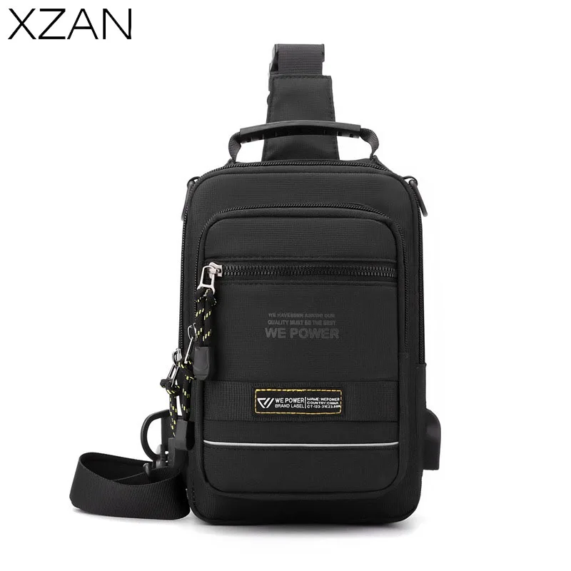 

Модная нейлоновая мини-сумка для мужчин, маленькая Наплечная сумочка из прочной ткани, повседневный портативный мессенджер с клапаном