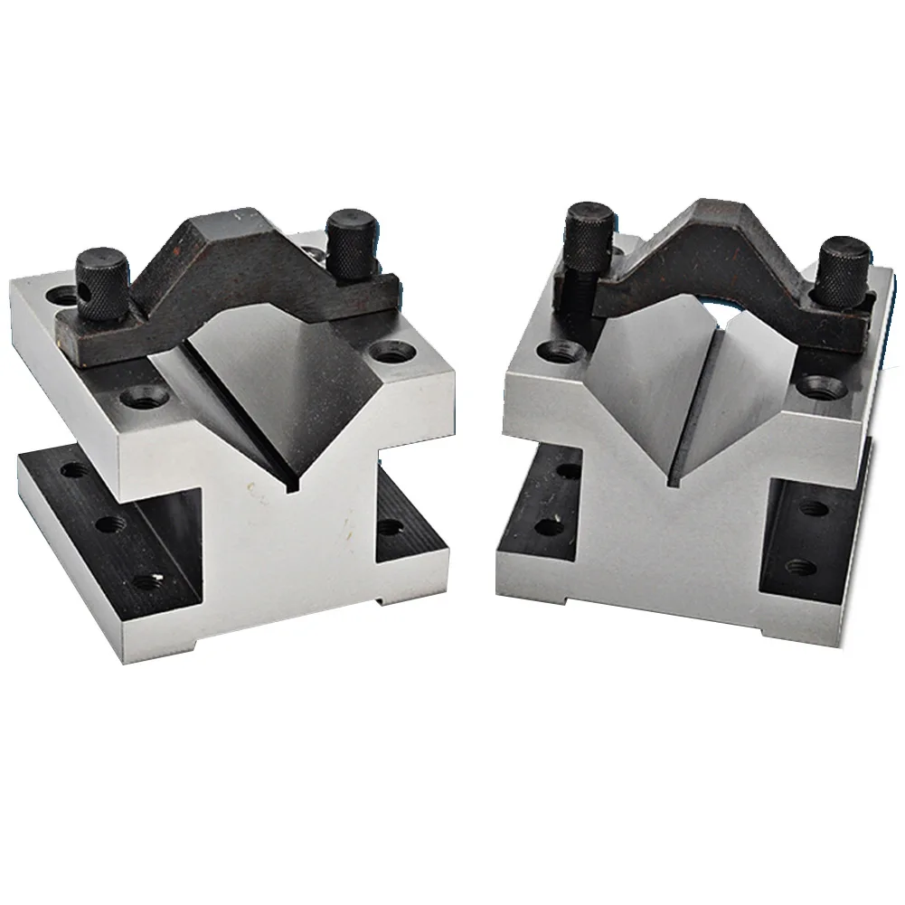 

Clamp V-shaped Block Pairs Precision Set Testing Tool V-block Grounding Hardened Steel Matching Milling Machine