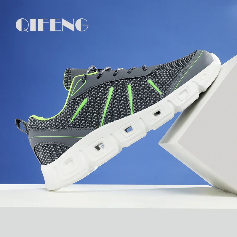 

2022 Men Soft Casual Sneakers Summer Breathable Mesh Sneakers Light Footwear Flat Fashion Running Sport Shoes Boys Large Size