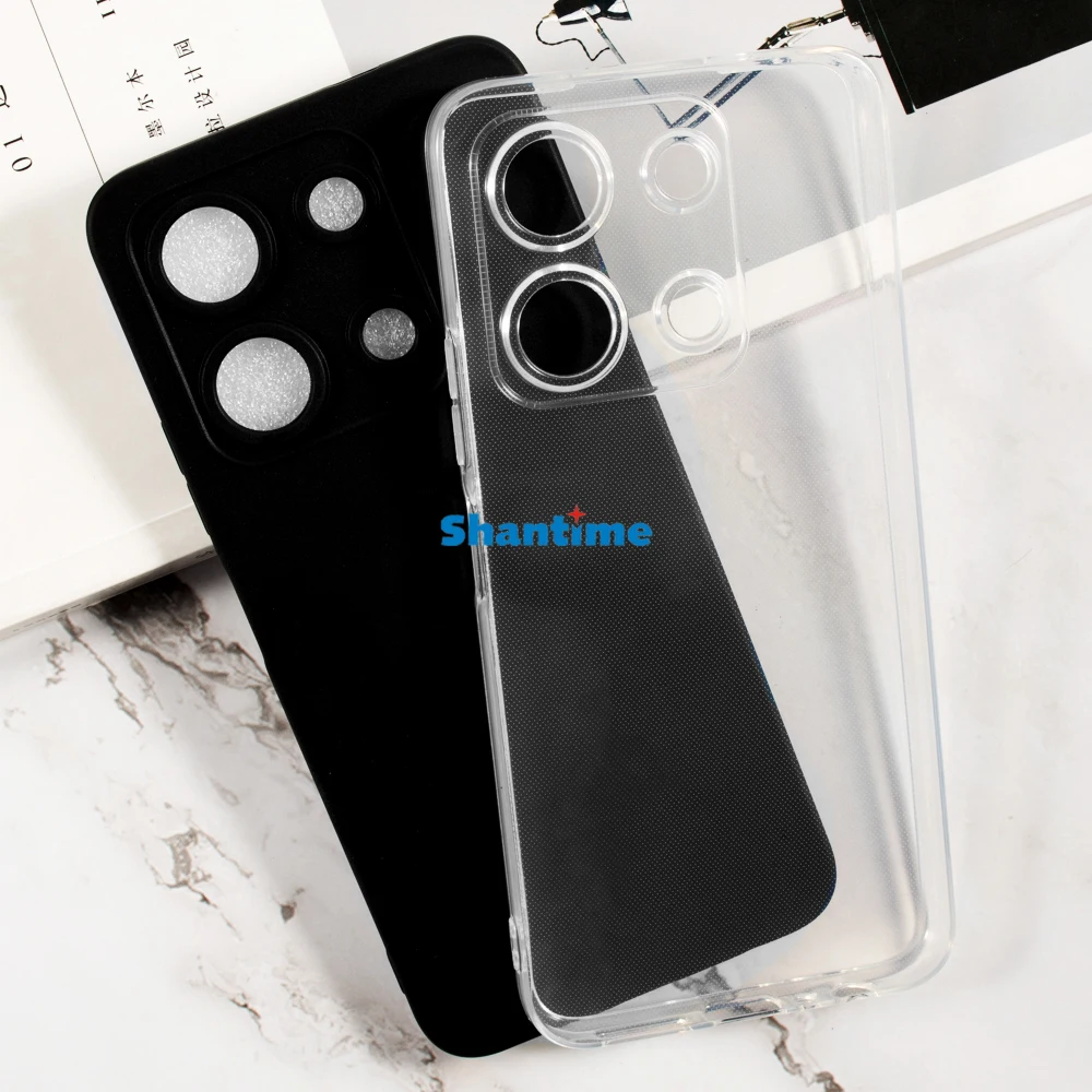 Мягкий чехол + комплект из 2 защитных пленок закаленного стекла для Infinix Note 30 4G X6833