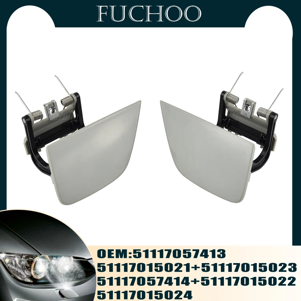 

Car Accessories For BMW 745Li 745i 760Li 760i Left/Right Front Bumper Headlight Washer Nozzle Cover Cap 51117057413