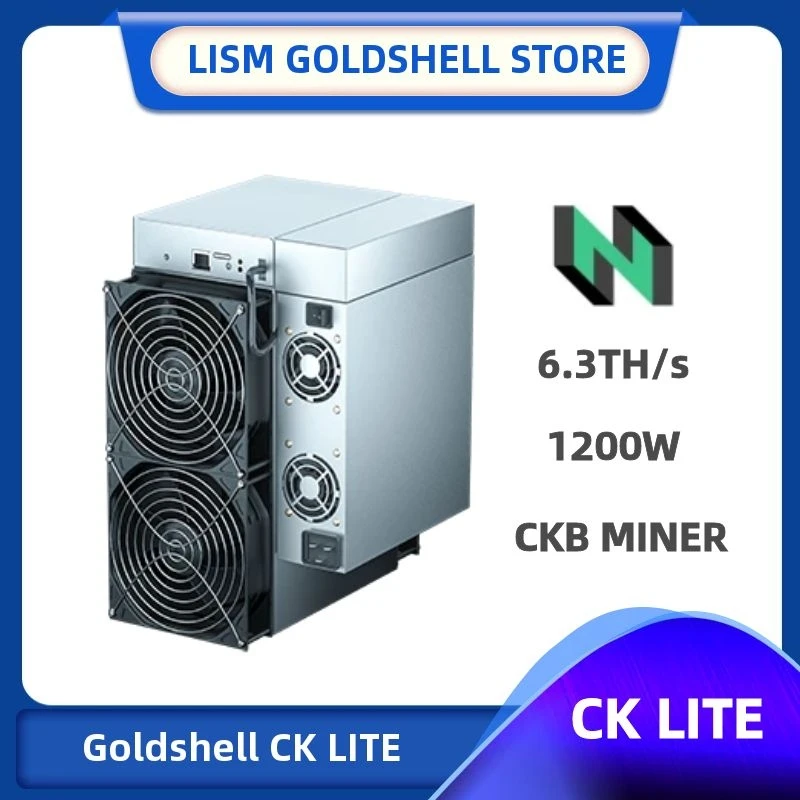 

New Release Goldshell CK LITE Miner CKB Miner 6.3TH/s 1200W Nervous Network Miner Better than CK BOX / CK5 / CK6