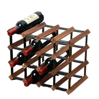 redwood wine rack home creative wine rack wooden champagne wijnrek wine holder bar whisky bottle rack shelf botellero de vino