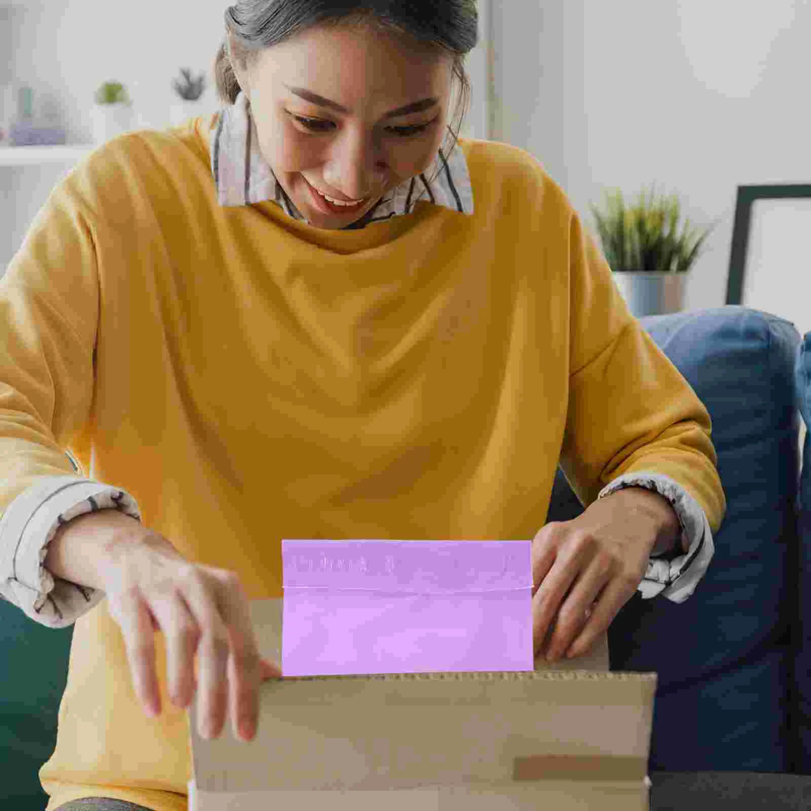 

100Pcs Business Clothing Mailers Adhesive Packaging Bags Portable Mailing Envelopes