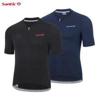 santic men cycling jerseys new cycling tops clothing bike shirt mtb t shirts full zipper comfortable 2021 summer asian size