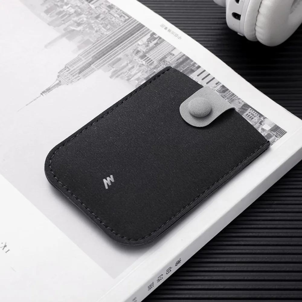 Мини-держатель для карт с 4 слотами тонкий кошелек RFID-блокировкой женщин