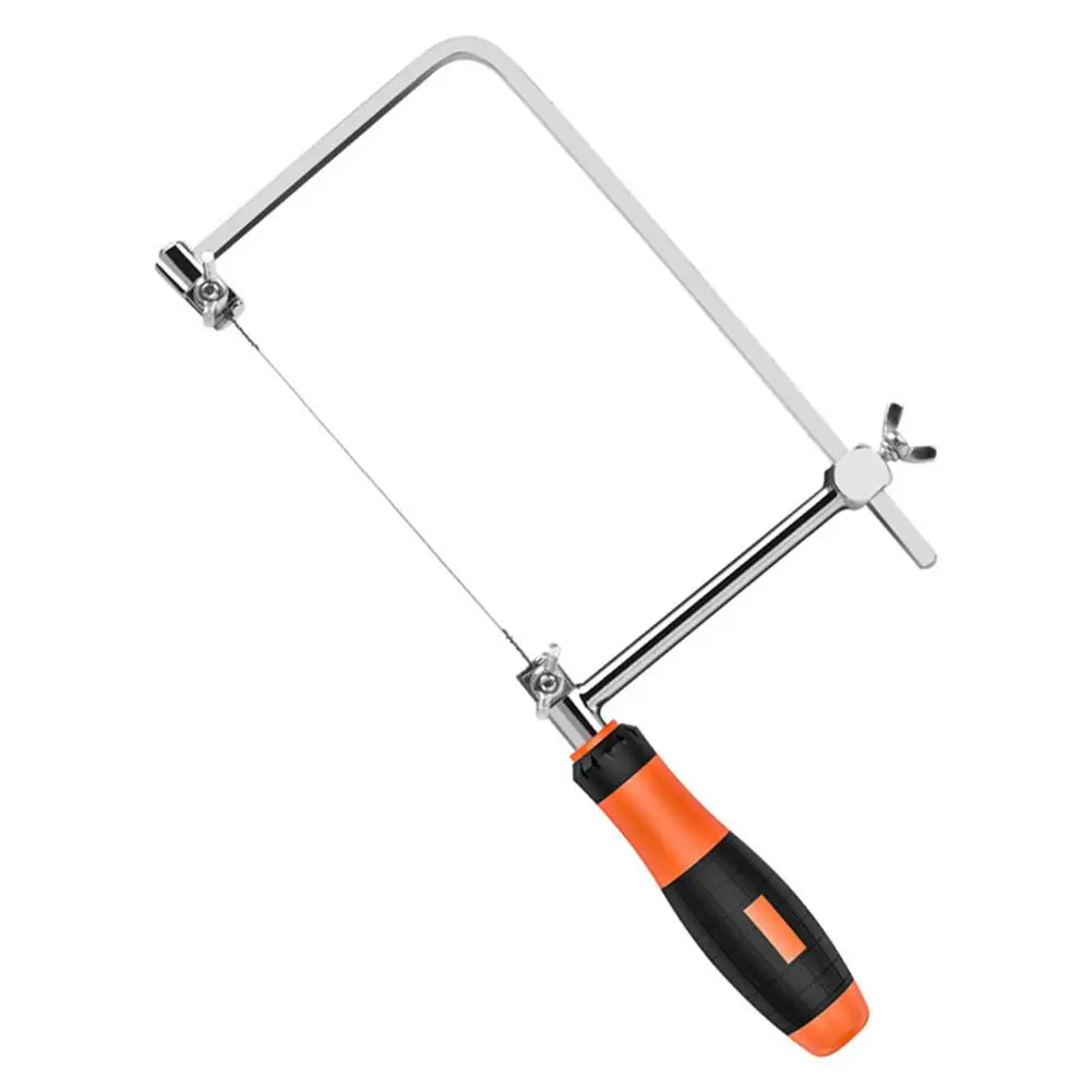 

Adjustable Frame Sawbow With 5pcs Blades U-shape Coping Jig Saw For Woodworking Craft Jewelry DIY Craft Jewelry Hand Tools