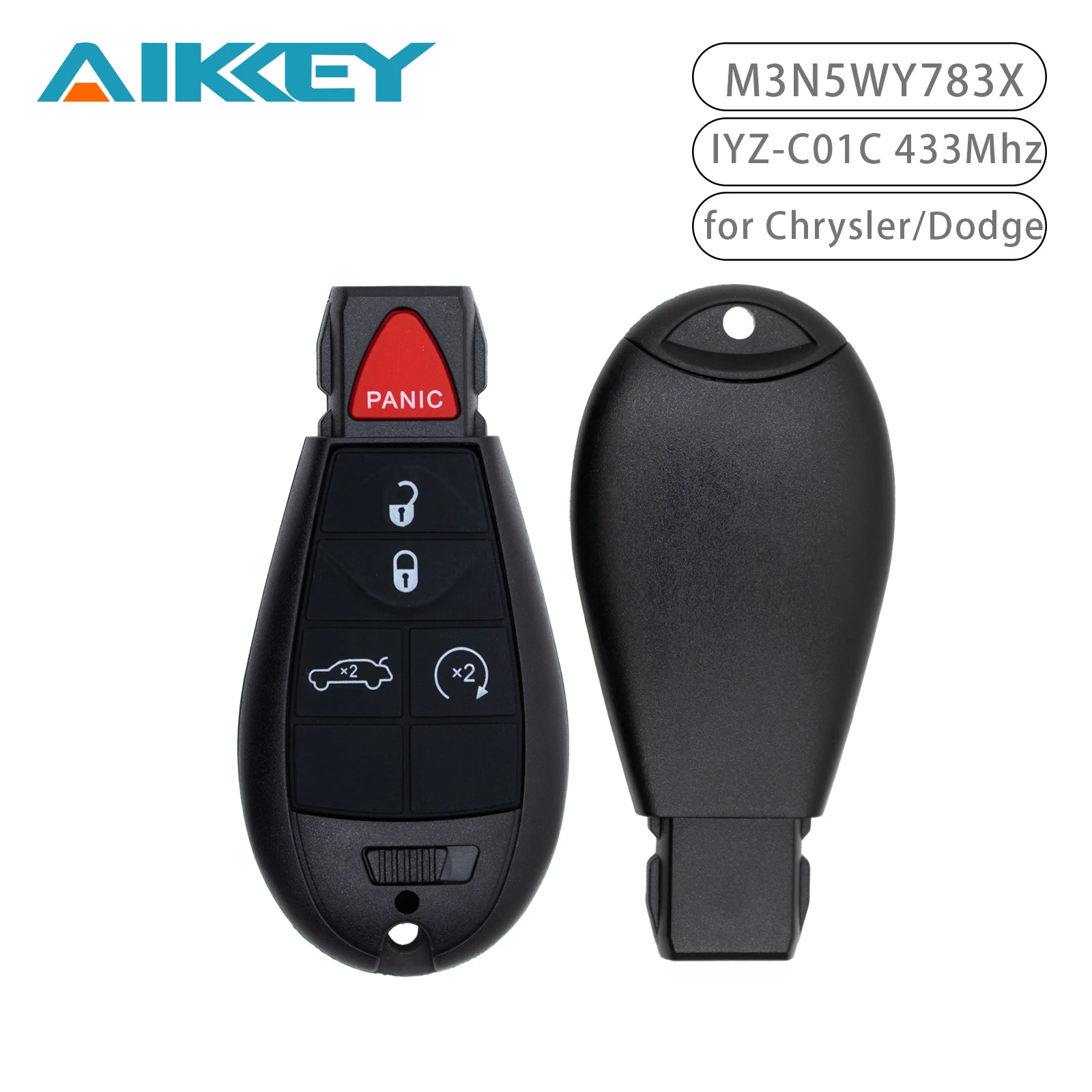 IYZ-C01C M3N5WY783X для Chrysler Dodge Jeep все модели 5-кнопочный брелок без ключа автомобильный